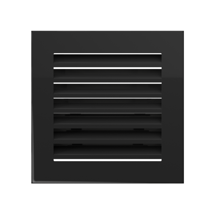 Convectierooster Black 17x17