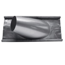 Rookkanaal Darco 130 Dw. Dakplaat Hellend lood 35-50 Gr