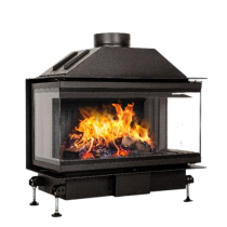 Inbouw Houtkachel Crystal 60 Open Side